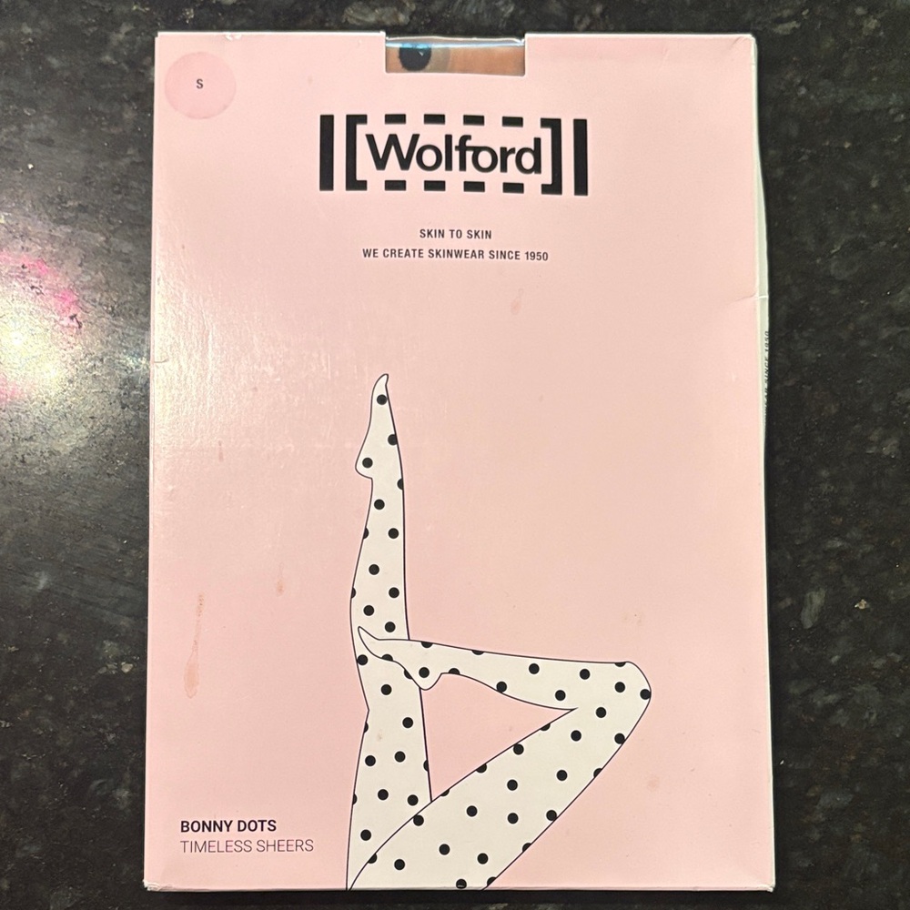 Wolford Bonny Dots Timeless Sheers Tights (S)